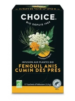 Infusion fenouil anis cumin 40g Choice Herboristerie de Paris