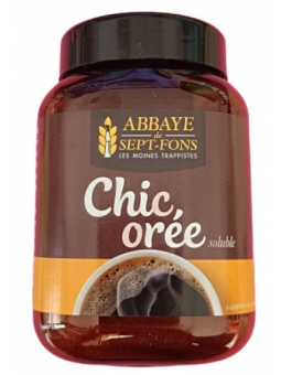 100% Chicorée soluble en sachet zip 100g Abbaye de Sept Fons Herboristerie de Paris