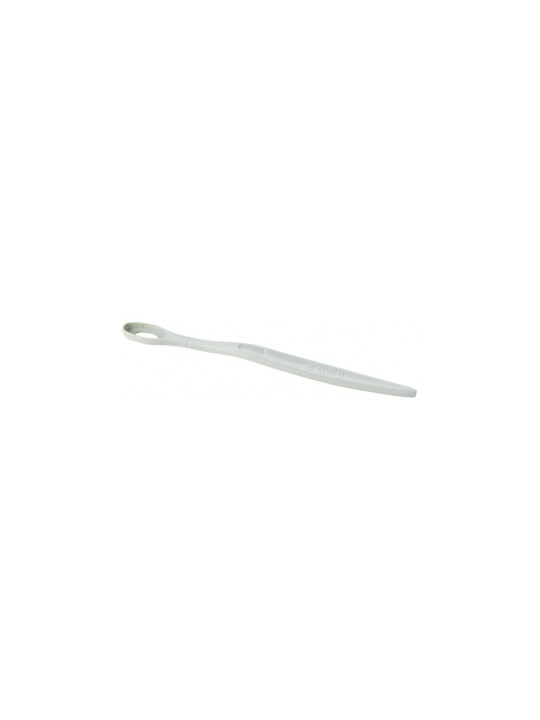 Manche pour brosse à  dent à  téte rechargeable en bioplastique vert Avril Herboristerie de Paris