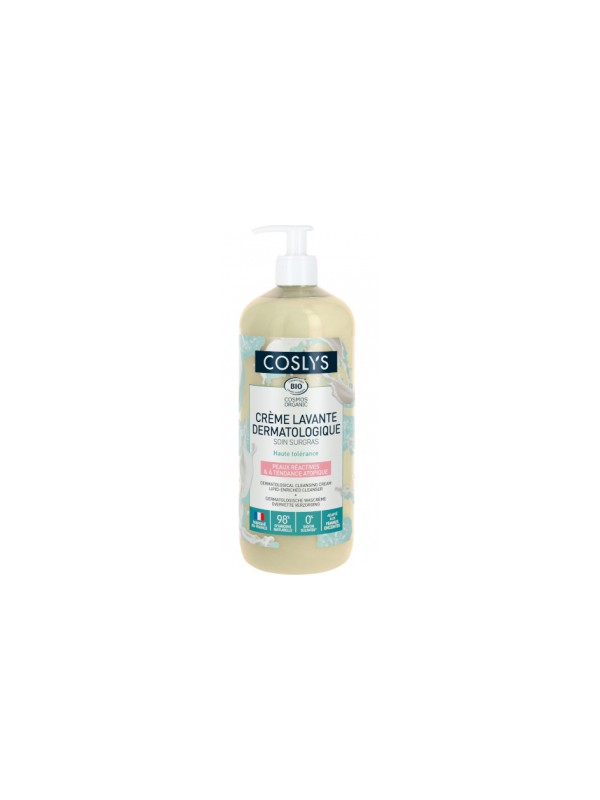 Crème lavante dermatologique 1L Coslys Herboristerie de Paris haute tolérance peau réactive et atopique