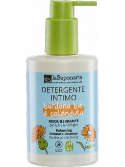 Gel Nettoyant Intime Bardane Calendula 200ml La Saponaria Herboristerie de Paris