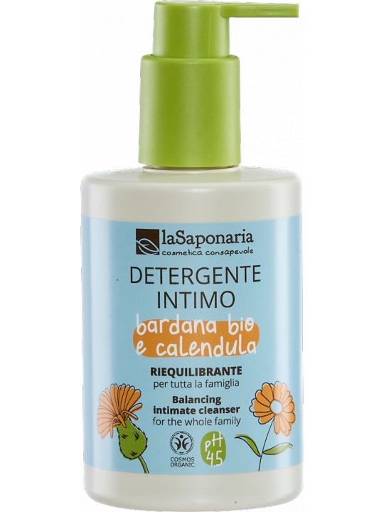 Gel Nettoyant Intime Bardane Calendula 200ml La Saponaria Herboristerie de Paris