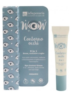 Crème Contour des Yeux 3en1 WOW 15ml La Saponaria Herboristerie de Paris