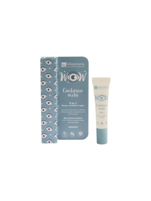 Crème Contour des Yeux 3en1 WOW 15ml La Saponaria Herboristerie de Paris