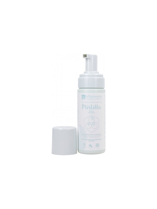 Mousse Nettoyante Myrtilles 150ml La Saponaria Herboristerie de Paris