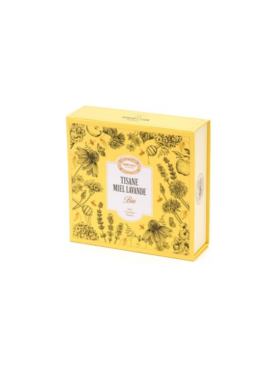 Coffret tisane Miel Lavande bio 20 sachets Provence D Antan Herboristerie de Paris