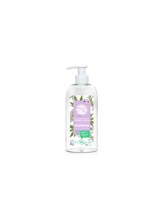 Shampoing volume et pousse au chanvre 400ml Pulpe De Vie Herboristerie de Paris