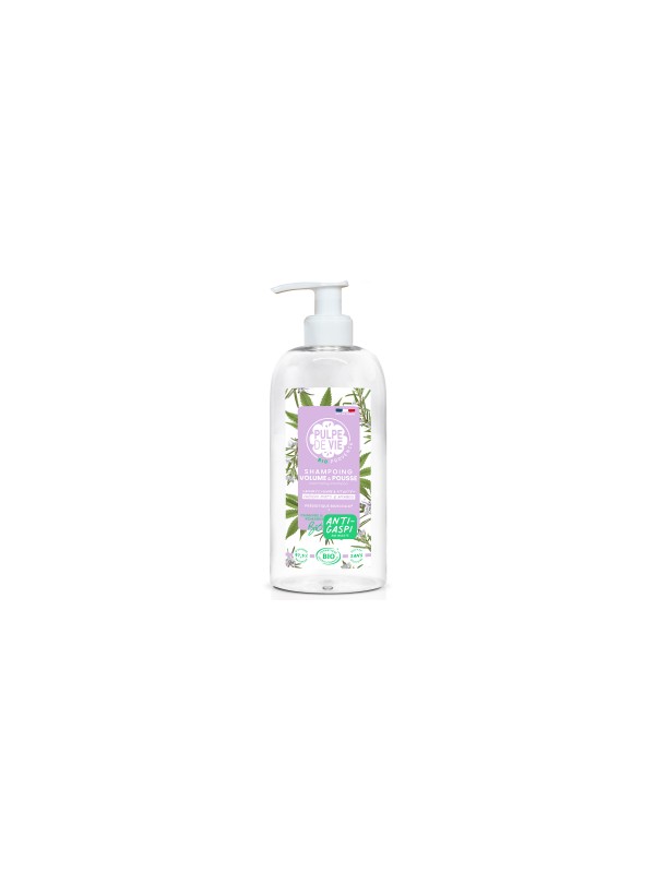 Shampoing volume et pousse au chanvre 400ml Pulpe De Vie Herboristerie de Paris
