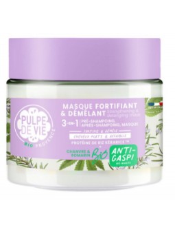 Masque cheveux 3 en 1 fortifiant et démélant 300ml Pulpe De Vie Herboristerie de Paris