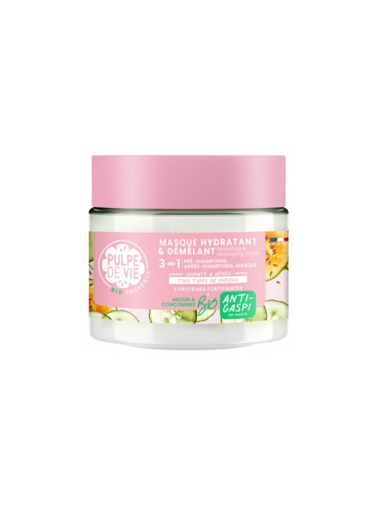 Masque cheveux 3 en 1 hydratant et démélant 300ml Pulpe De Vie Herboristerie de Paris