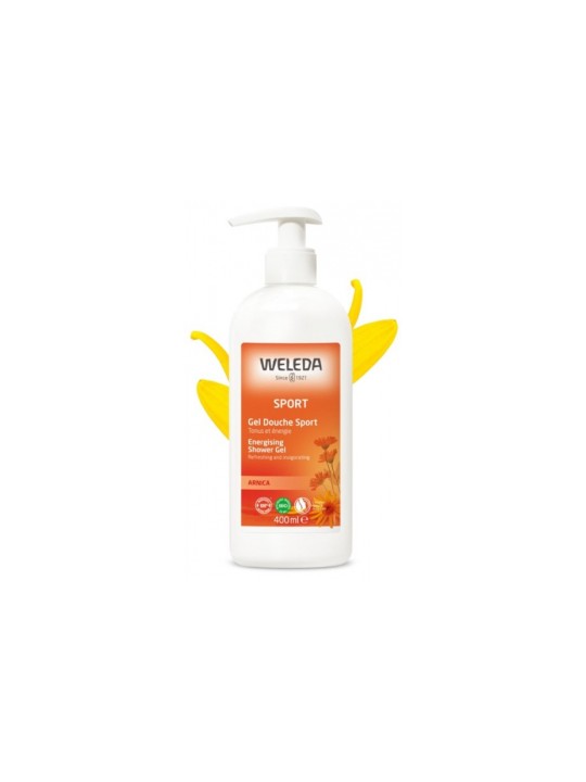 Gel douche sport à  l'Arnica 400ml Weleda Herboristerie de Paris