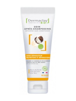 Soin après shampoing réparateur cheveux secs et très abimés 200ml Dermaclay  Herboristerie de Paris