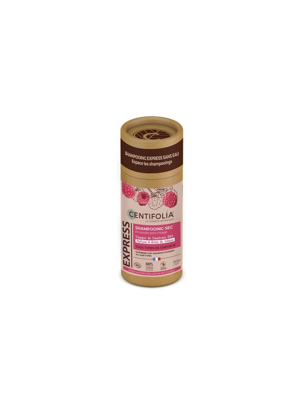 Shampoing sec en poudre framboise 50g Centifolia Herboristerie de Paris