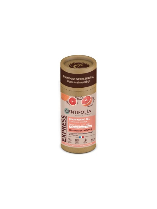 Shampoing sec en poudre pamplemousse rose 50g Centifolia Herboristerie de Paris