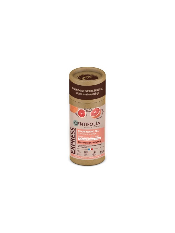 Shampoing sec en poudre pamplemousse rose 50g Centifolia Herboristerie de Paris