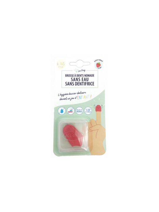Brosse à  dents nomade enfant arà´me fraise Lov'Frog Herboristerie de Paris