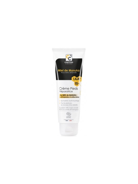 Crème pieds réparatrice au miel de manuka IAA15+ 75ml Comptoirs Et Compagnies Herboristerie de Paris