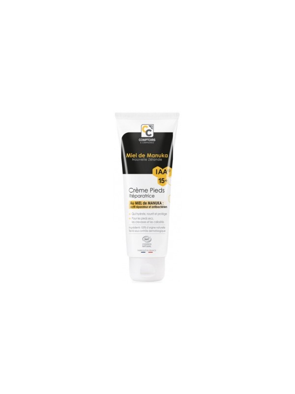 Crème pieds réparatrice au miel de manuka IAA15+ 75ml Comptoirs Et Compagnies Herboristerie de Paris