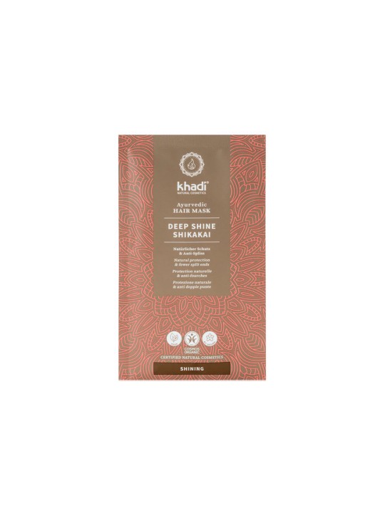 Masque capillaire Ayurvédique Deep Shine Shikakai 50g Khadi Herboristerie de Paris