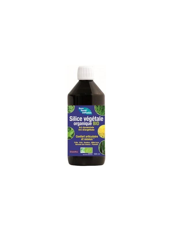 Silice végétale organique Bio 500ml Phytofrance Herboristerie de Paris