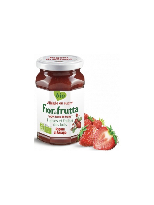 FiordiFrutta Fraise Fraises des bois Bio 250g Rigoni Di Asiago Herboristerie de Paris