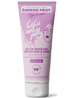 Gelée soin et définition boucles sans rinçage cheveux ondulés à  bouclés 200ml Energie Fruit Herboristerie de Paris