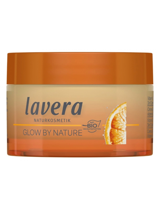 Soin de jour Q10 et vitamine C Glow by nature 50ml Lavera Herboristerie de Paris