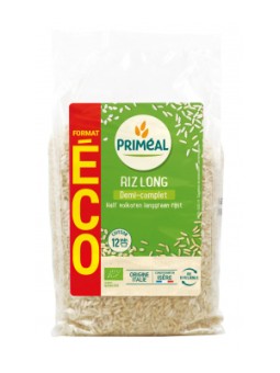 Riz long demi complet format Eco 2kg Primeal Herboristerie de Paris