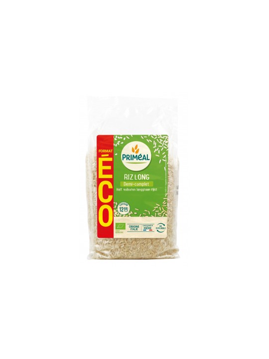 Riz long demi complet format Eco 2kg Primeal Herboristerie de Paris