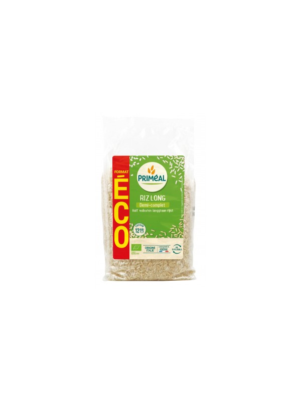 Riz long demi complet format Eco 2kg Primeal Herboristerie de Paris