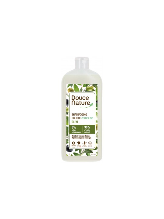 Shampoing douche Olive 1L Douce Nature Herboristerie de Paris