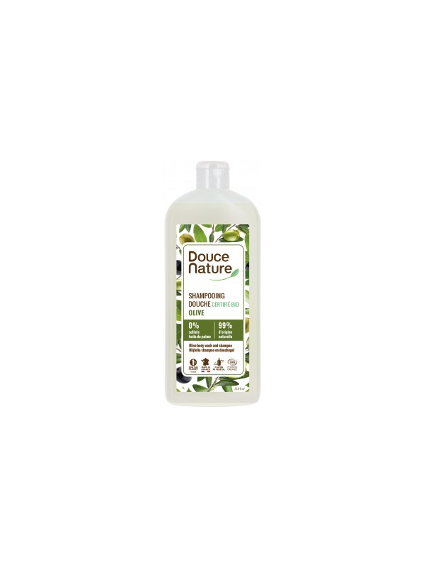 Shampoing douche Olive 1L Douce Nature Herboristerie de Paris