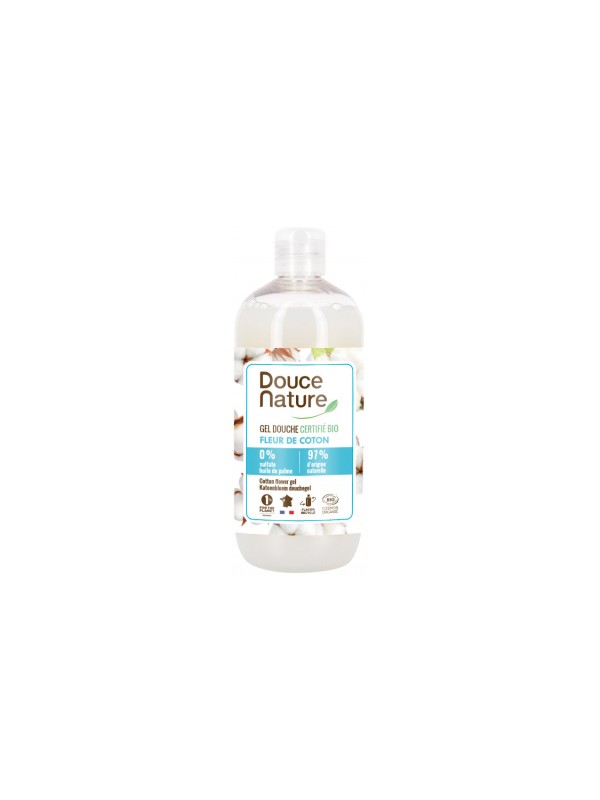 Gel douche fleur de coton 500ml Douce Nature Herboristerie de Paris