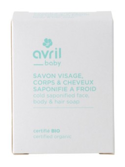 Savon à  froid visage, corps et cheveux bébé 100g Avril Herboristerie de Paris