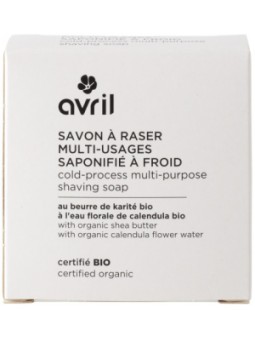 Savon à  raser multi usages saponifié à  froid 100g Avril Herboristerie de Paris