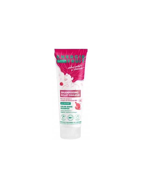 Shampoing Cheveux colorés et méchés Vinaigre de framboise 250ml Energie Fruit Herboristerie de Paris