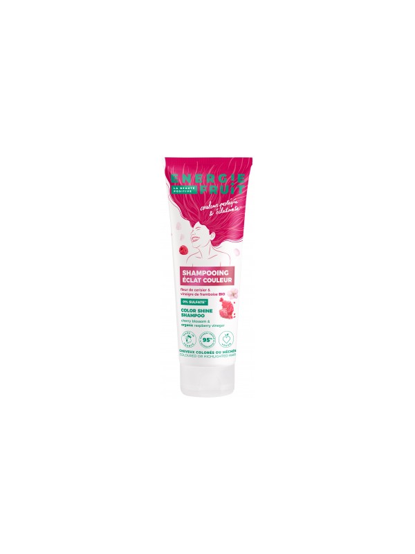 Shampoing Cheveux colorés et méchés Vinaigre de framboise 250ml Energie Fruit Herboristerie de Paris