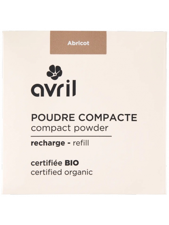 Poudre compacte Abricot 11g Avril cosmétique Herboristerie de Paris teint hâlé abricot