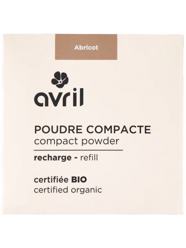 Poudre compacte Abricot 11g Avril cosmétique Herboristerie de Paris teint hâlé abricot