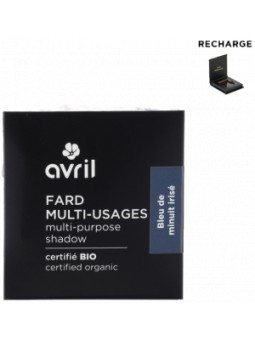 Fard à  paupières Bleu de Minuit irisé 2.5g Avril Herboristerie de Paris