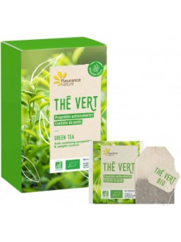 Thé vert bio 20 sachets Fleurance Nature Herboristerie de Paris