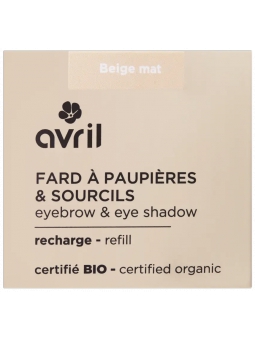 Fard à  paupières Beige mat 2gr Avril Herboristerie de Paris