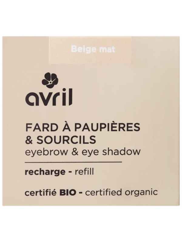 Fard à  paupières Beige mat 2gr Avril Herboristerie de Paris