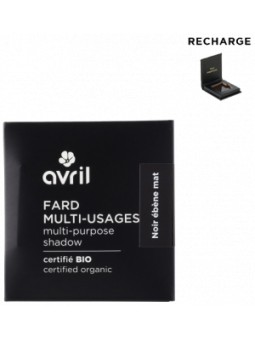 Fard à  paupières Noir ébène mat 2.5g Avril Herboristerie de Paris