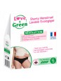 Shorty Menstruel Lavable Ecologique Taille 44 Flux abondant Love and Green Herboristerie de Paris