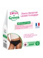 Shorty Menstruel Lavable Ecologique Taille 36 Flux abondant Love and Green Herboristerie de Paris