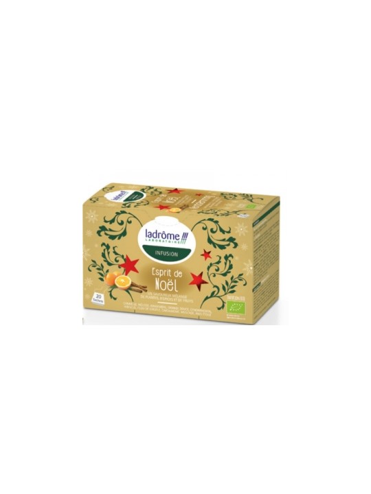 Infusion Esprit de Noà«l 20 sachets Ladrome Herboristerie de Paris