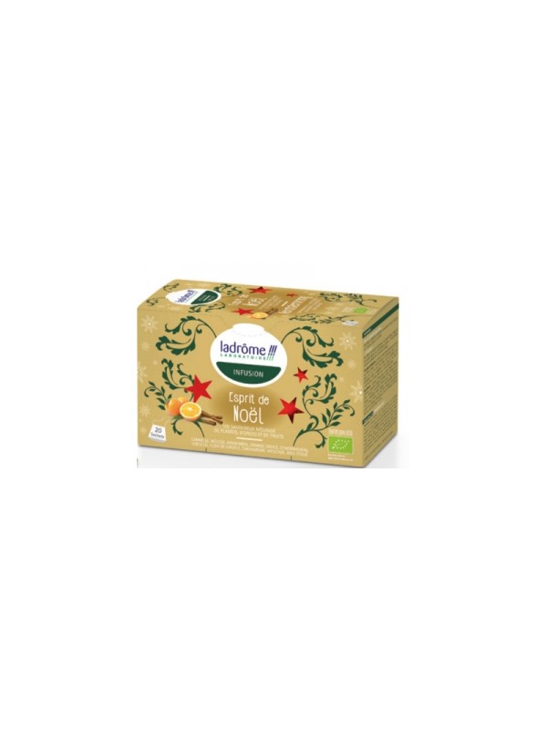 Infusion Esprit de Noà«l 20 sachets Ladrome Herboristerie de Paris