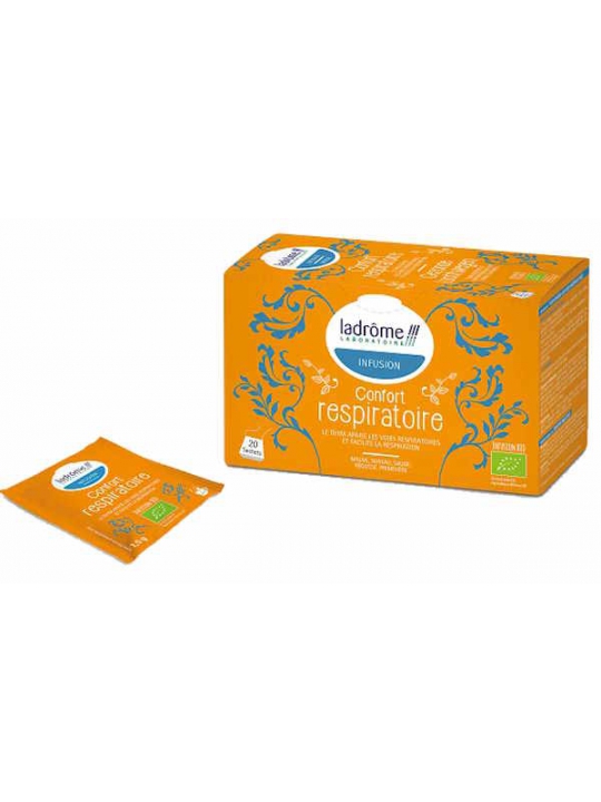 Infusion Confort respiratoires 20 sachets Ladrome Herboristerie de Paris