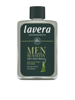 Baume après rasage apaisant Men Sensitiv Aloe Bambou 50 ml Lavera Naturkosmetik anti rougeurs Herboristerie de paris